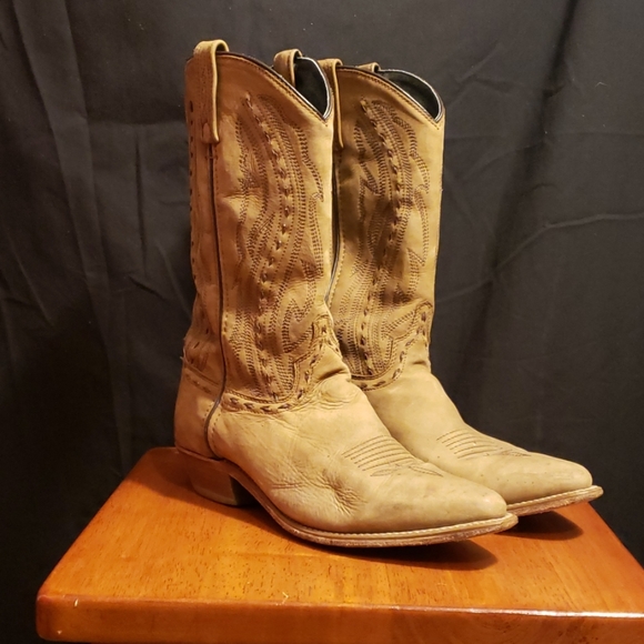 Shoes - Leather cowboy boots size 10